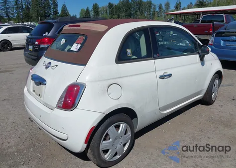 2015 Fiat 500C Pop from USA, damaged, VIN 3C3CFFDR5FT545392